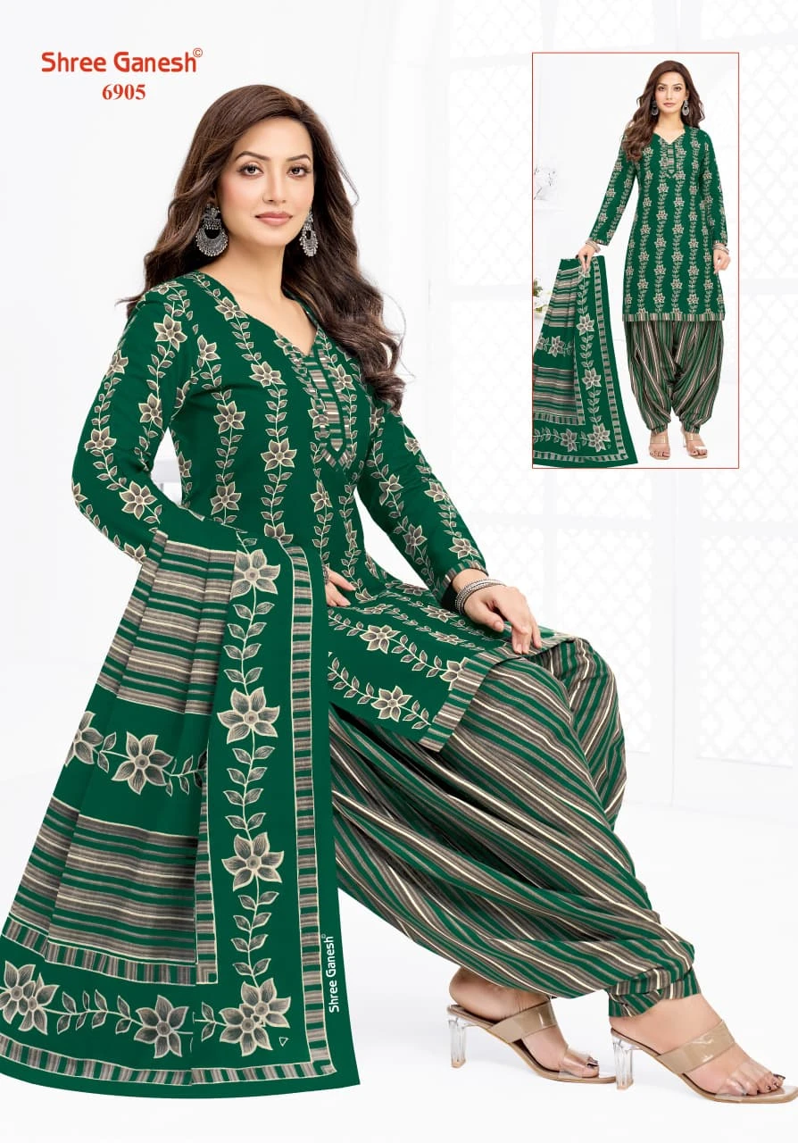Shree Ganesh Panchi Vol-19 Pure Cotton Dress Material