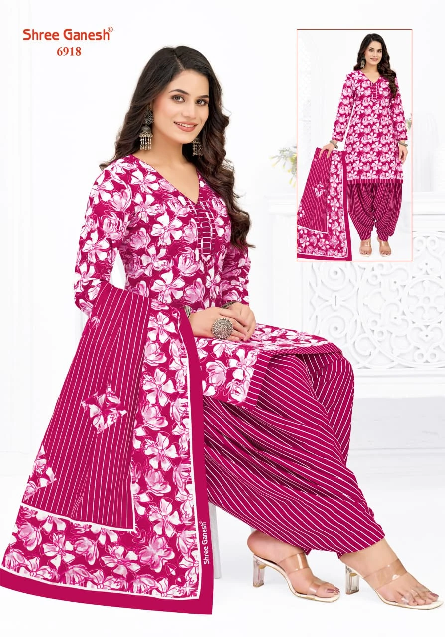 Shree Ganesh Panchi Vol-19 Pure Cotton Dress Material