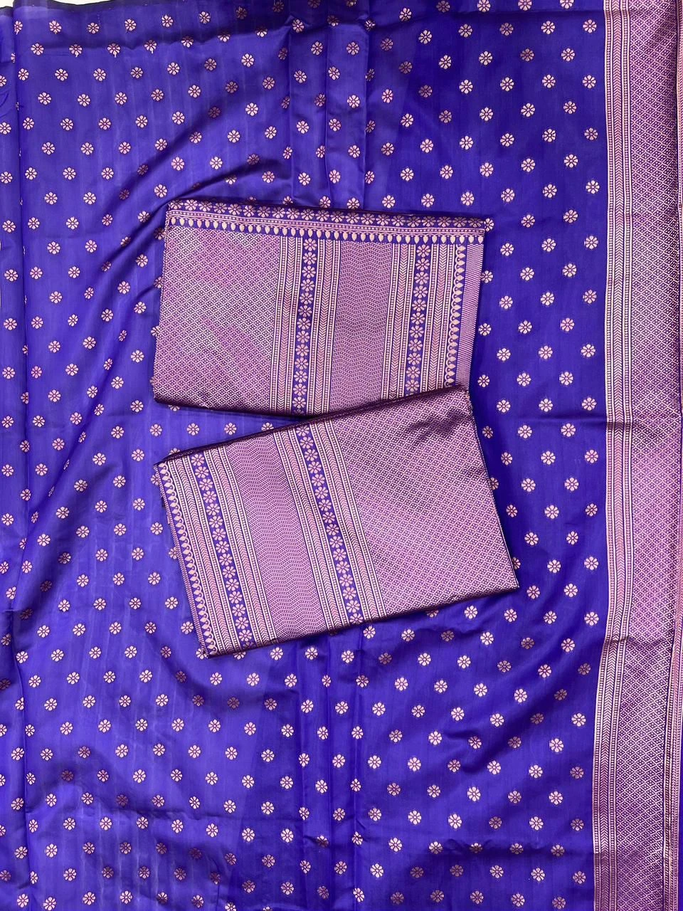 Soft Silk 4009 Lichi Silk Jacquard Work Saree Collection