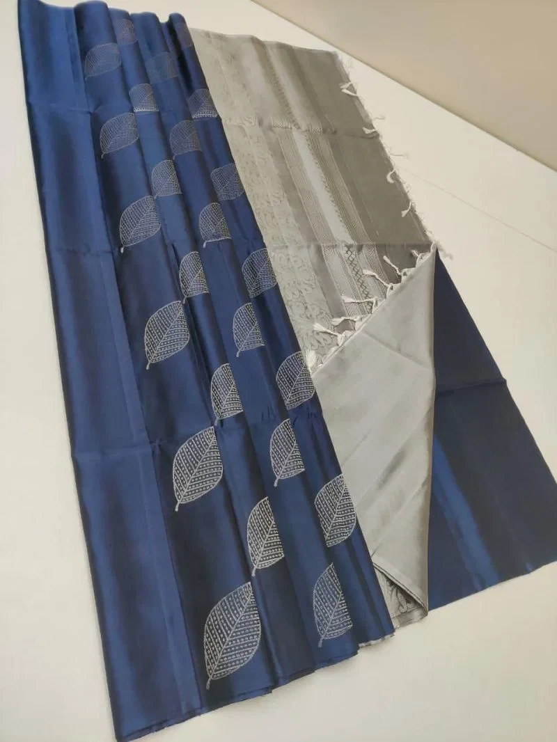 Soft Silk 5017 Lichi Silk with Jacquard Work Saree