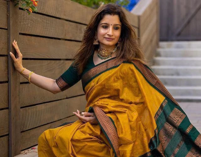 Soft Silk 5044 Lichi Silk Jacquard Work Saree Collection