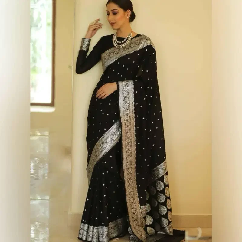 Soft Silk 5064 Soft Lichi Silk with Jacquard Work Saree