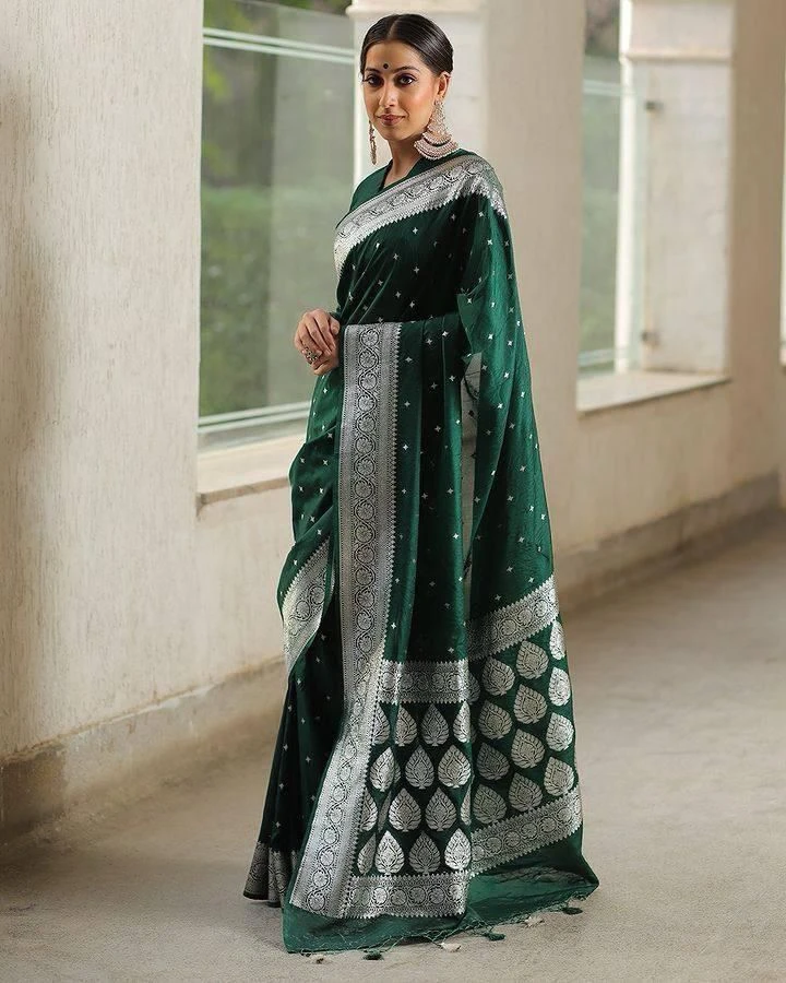 Soft Silk 5064 Soft Lichi Silk with Jacquard Work Saree