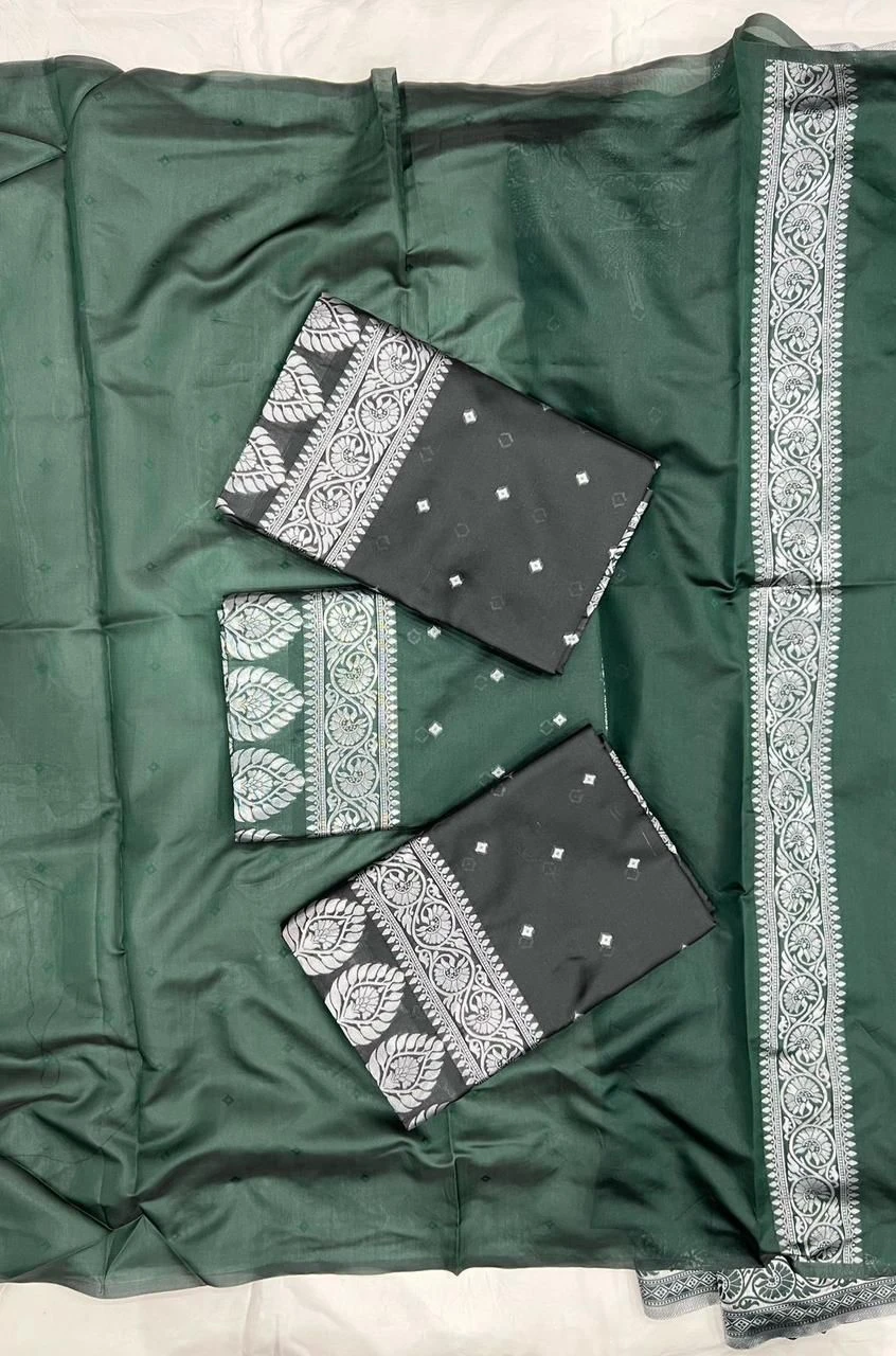 Soft Silk 5064 Soft Lichi Silk with Jacquard Work Saree