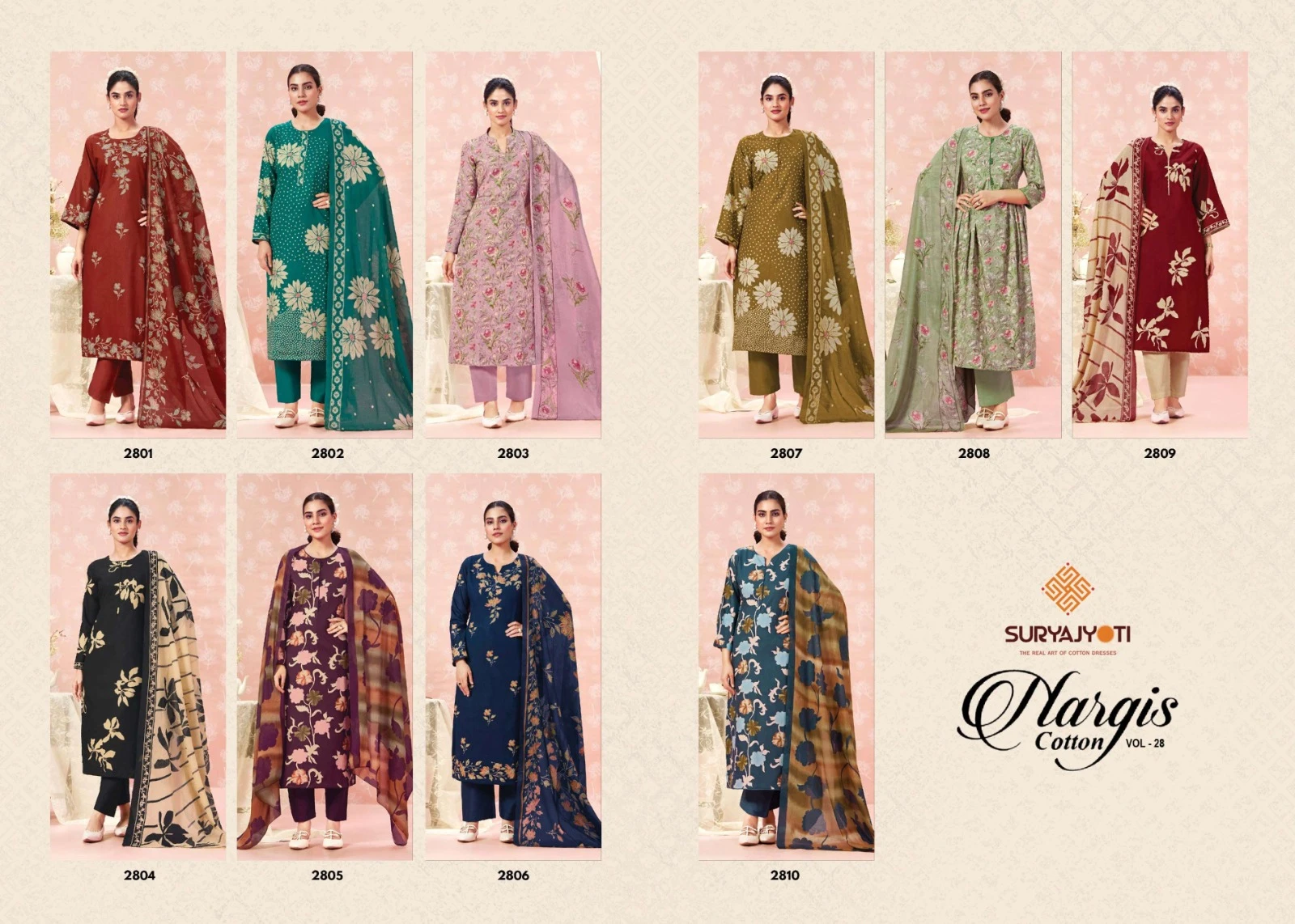Suryajyoti Nargis Cotton Vol 28 Collection