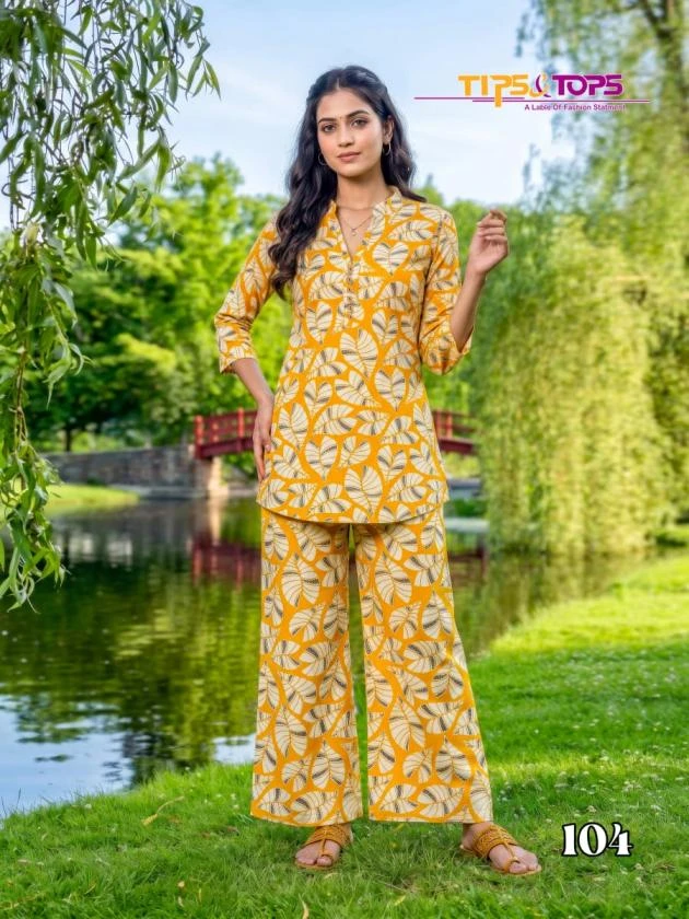 Tips & Tops Fashion Beats Rayon Printed Co-Ord Set