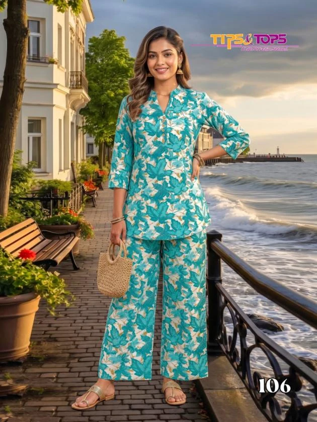 Tips & Tops Fashion Beats Rayon Printed Co-Ord Set
