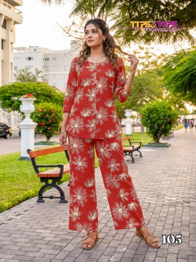 Tips & Tops Fashion Beats Rayon Printed Co-Ord Set