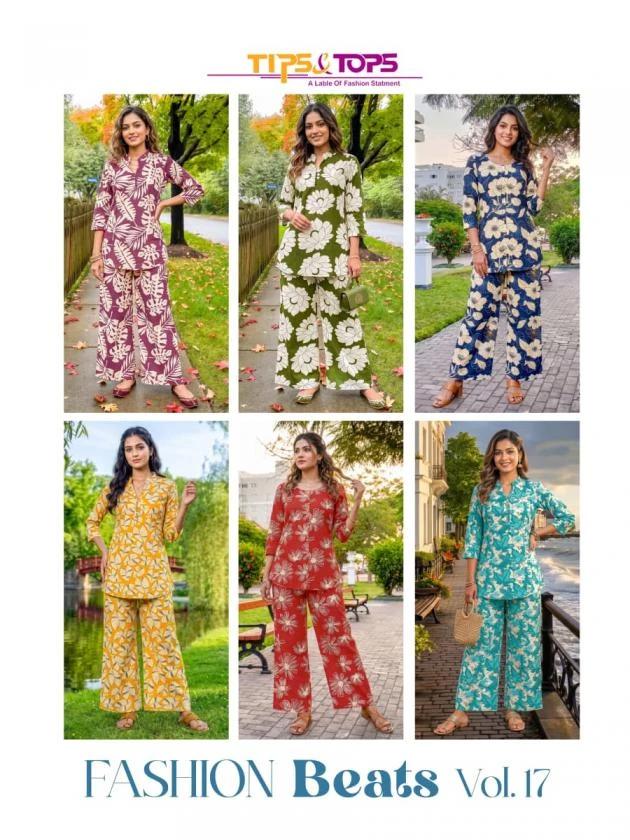 Tips & Tops Fashion Beats Rayon Printed Co-Ord Set