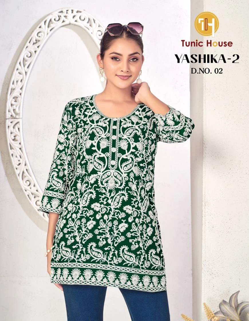 Tunic House Yashika-2 Shiffly Short Top Collection