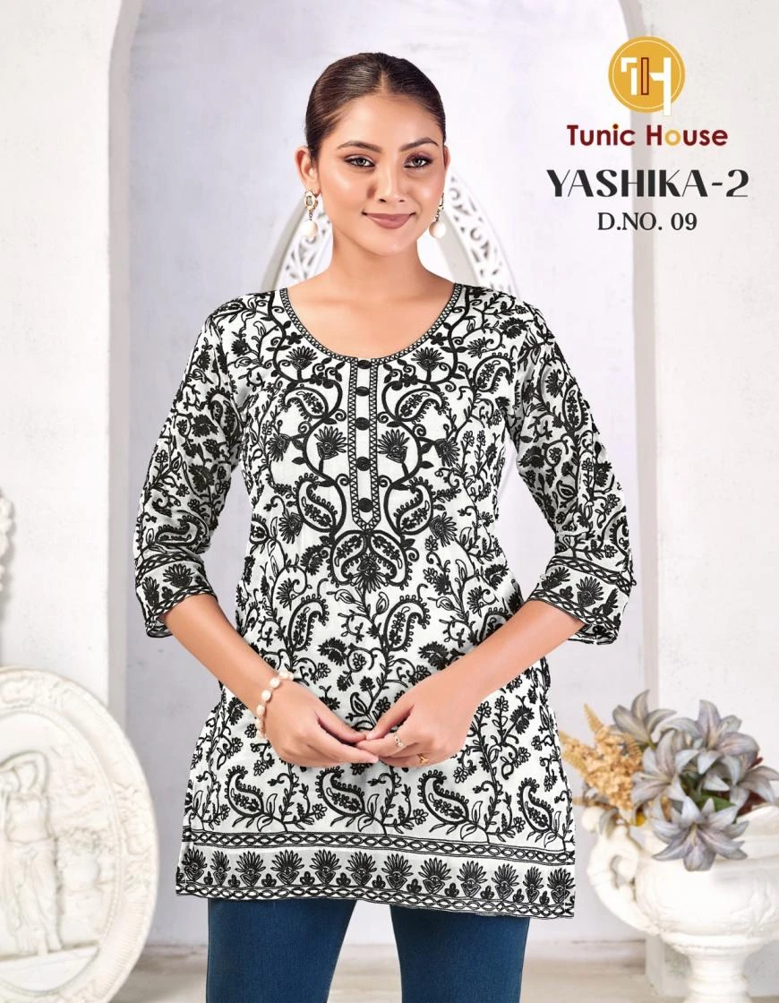 Tunic House Yashika-2 Shiffly Short Top Collection
