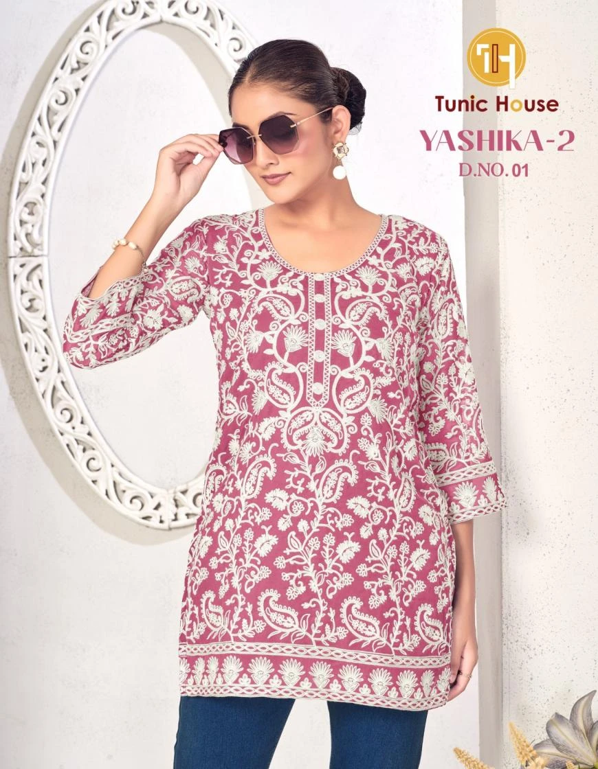 Tunic House Yashika-2 Shiffly Short Top Collection