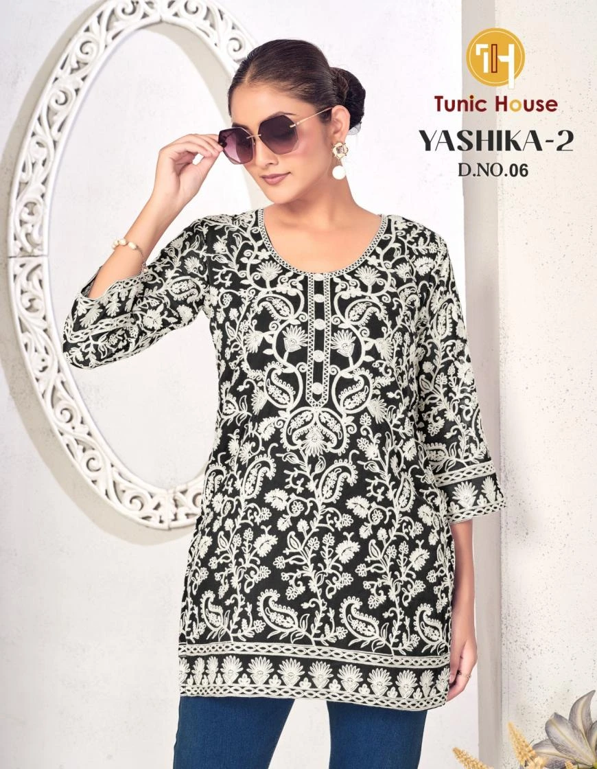 Tunic House Yashika-2 Shiffly Short Top Collection