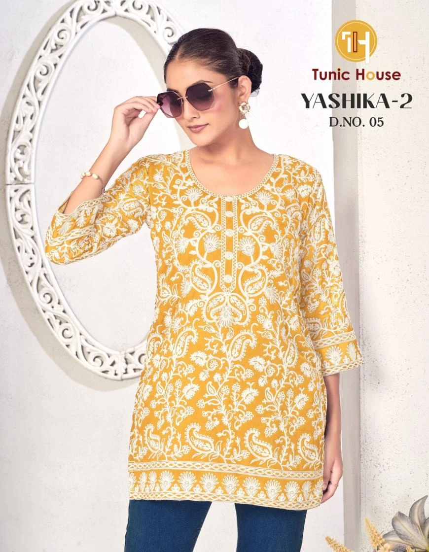 Tunic House Yashika-2 Shiffly Short Top Collection