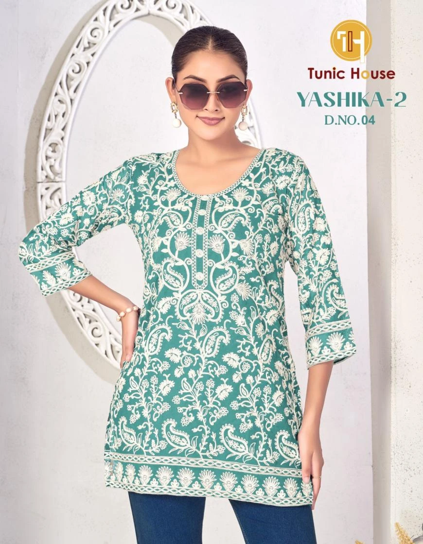 Tunic House Yashika-2 Shiffly Short Top Collection