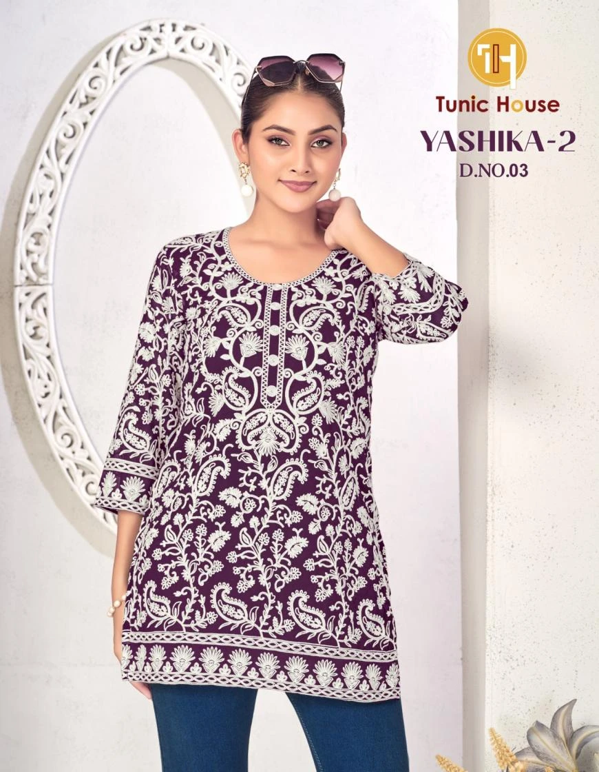 Tunic House Yashika-2 Shiffly Short Top Collection