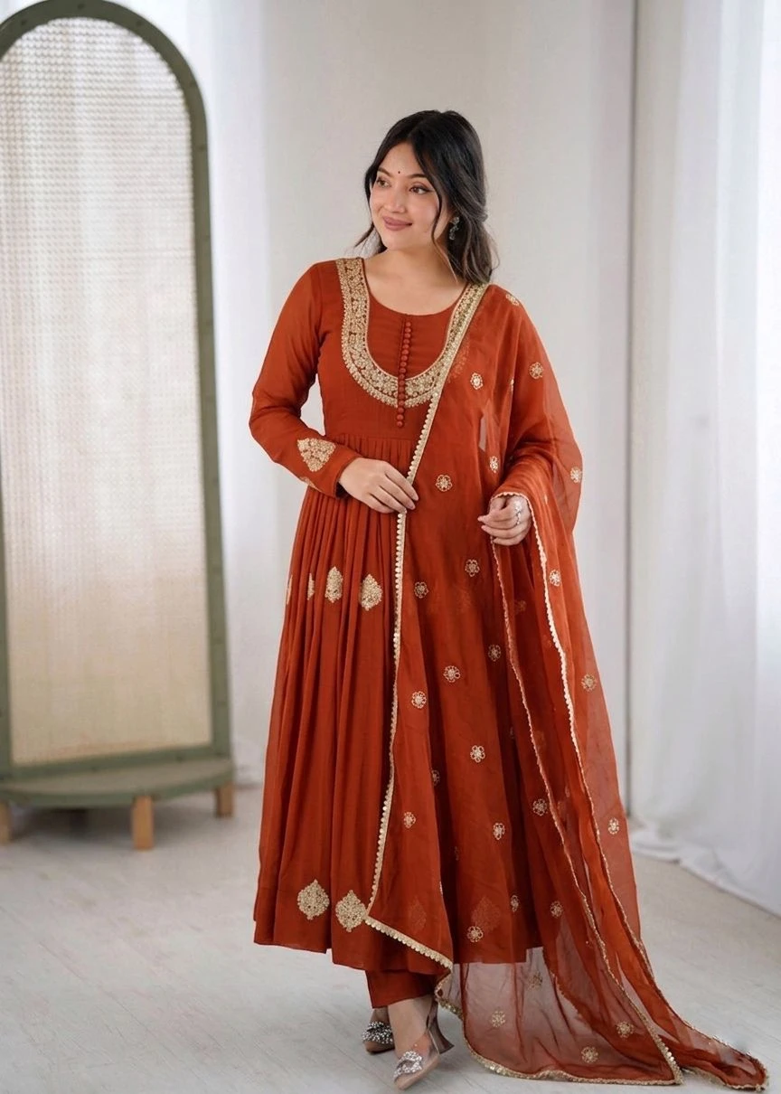 Vinayak Enterprise Elegant Coding Work Designer Three Piece Set