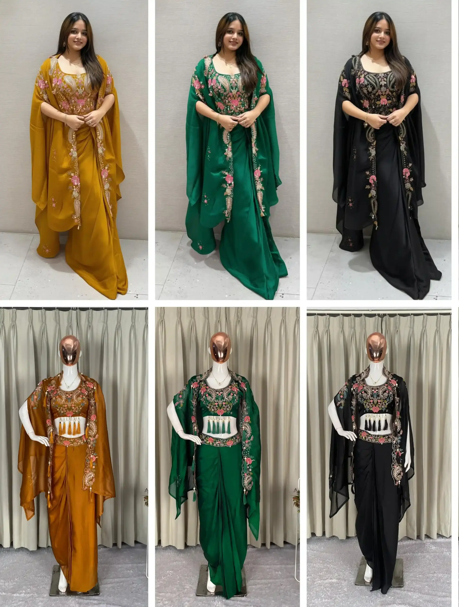 Vinayak Enterprise Indo Western Shrug Dhoti Set Collection