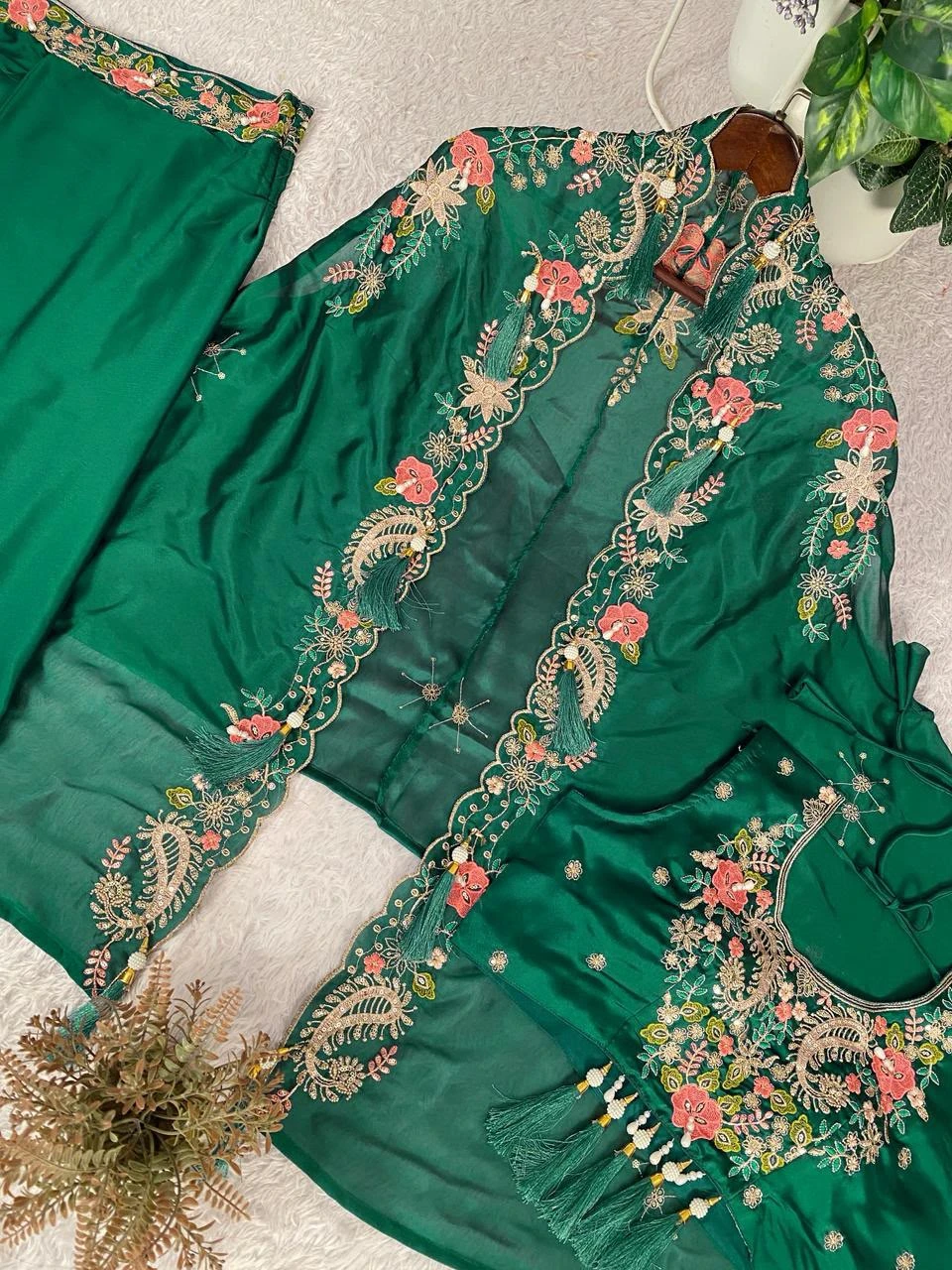 Vinayak Enterprise Indo Western Shrug Dhoti Set Collection