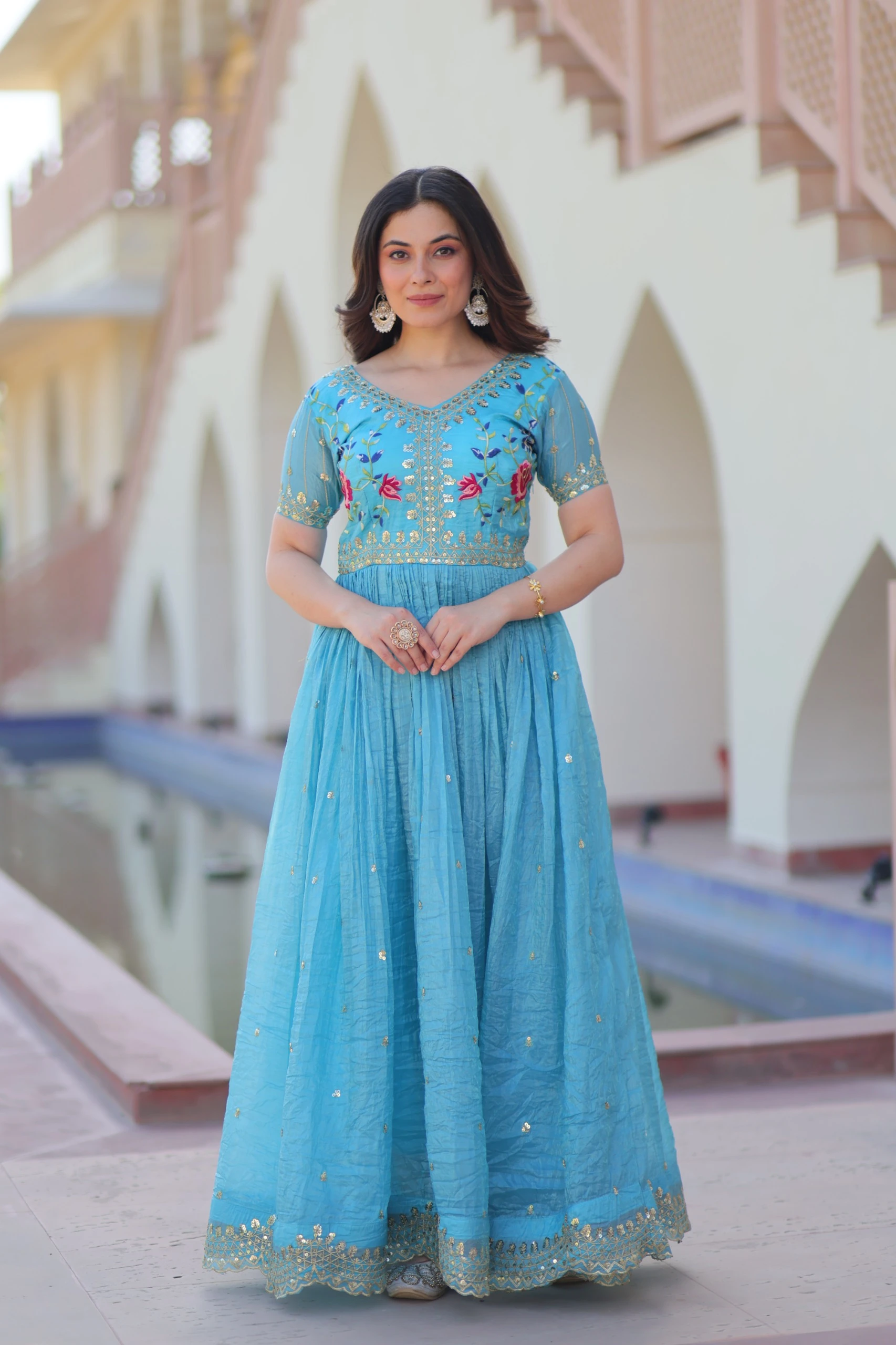VINAYAK ENTERPRISE Premium Designer Readymade Gown Collection KA 1171