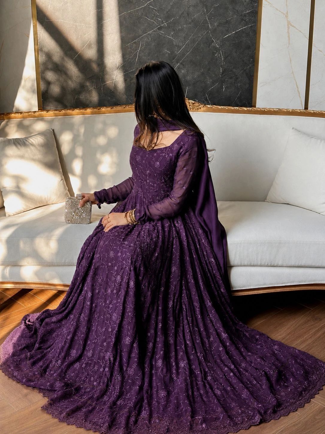 Vinayak Enterprise Stylish Gown With Dupatta Collection