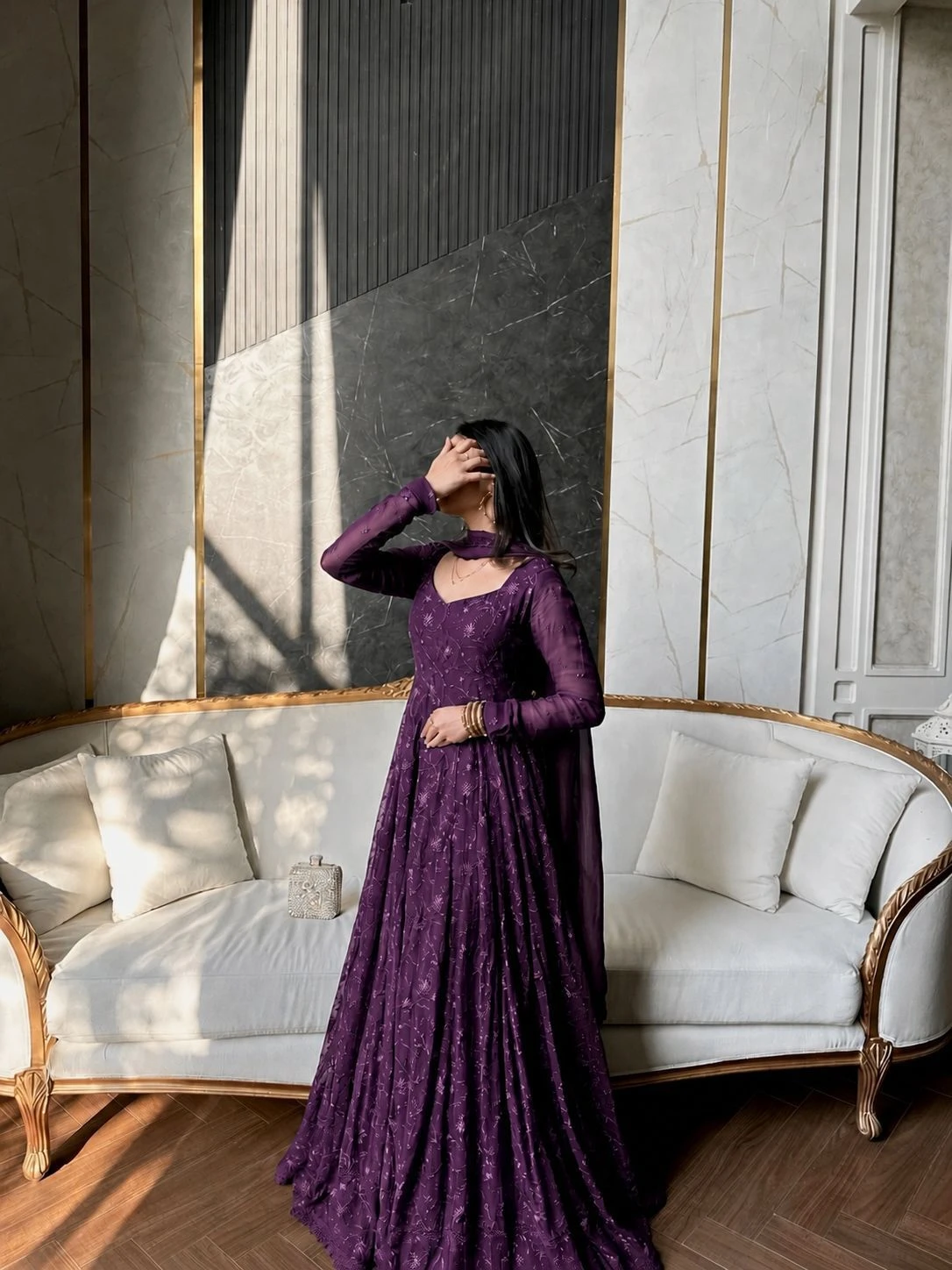 Vinayak Enterprise Stylish Gown With Dupatta Collection
