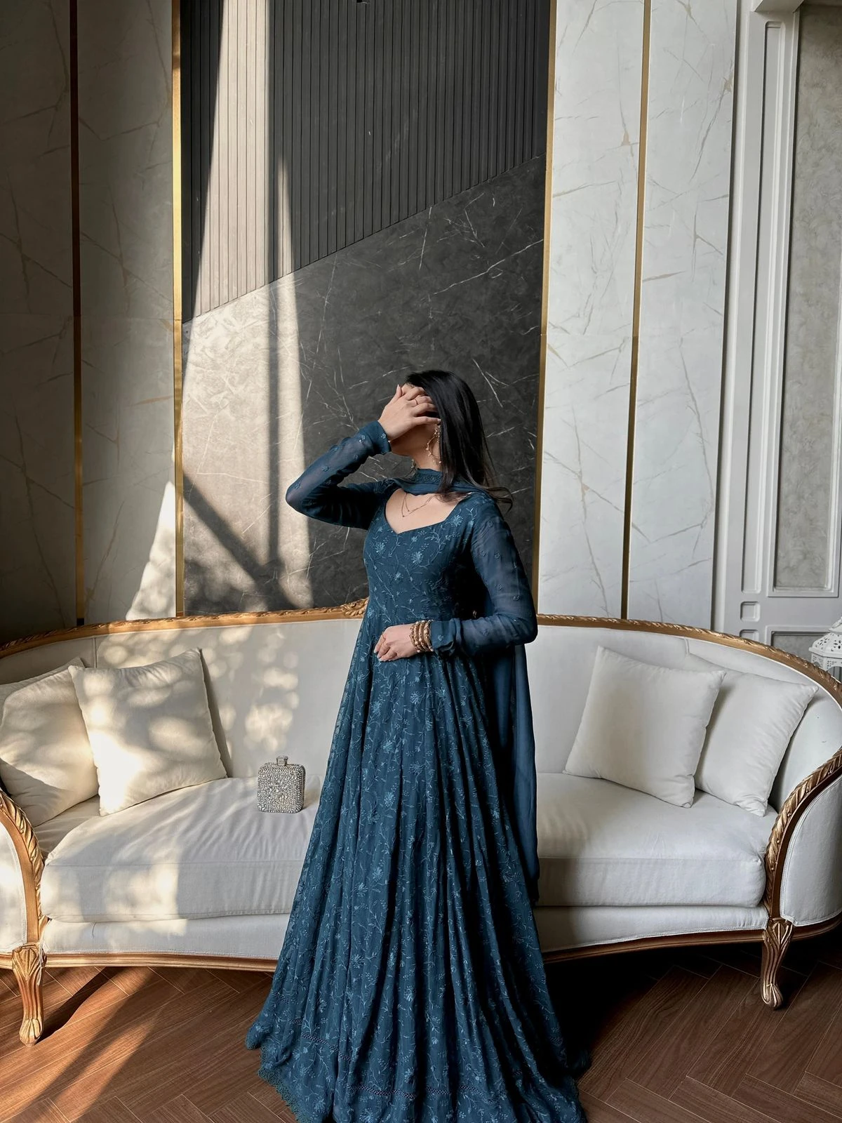 Vinayak Enterprise Stylish Gown With Dupatta Collection