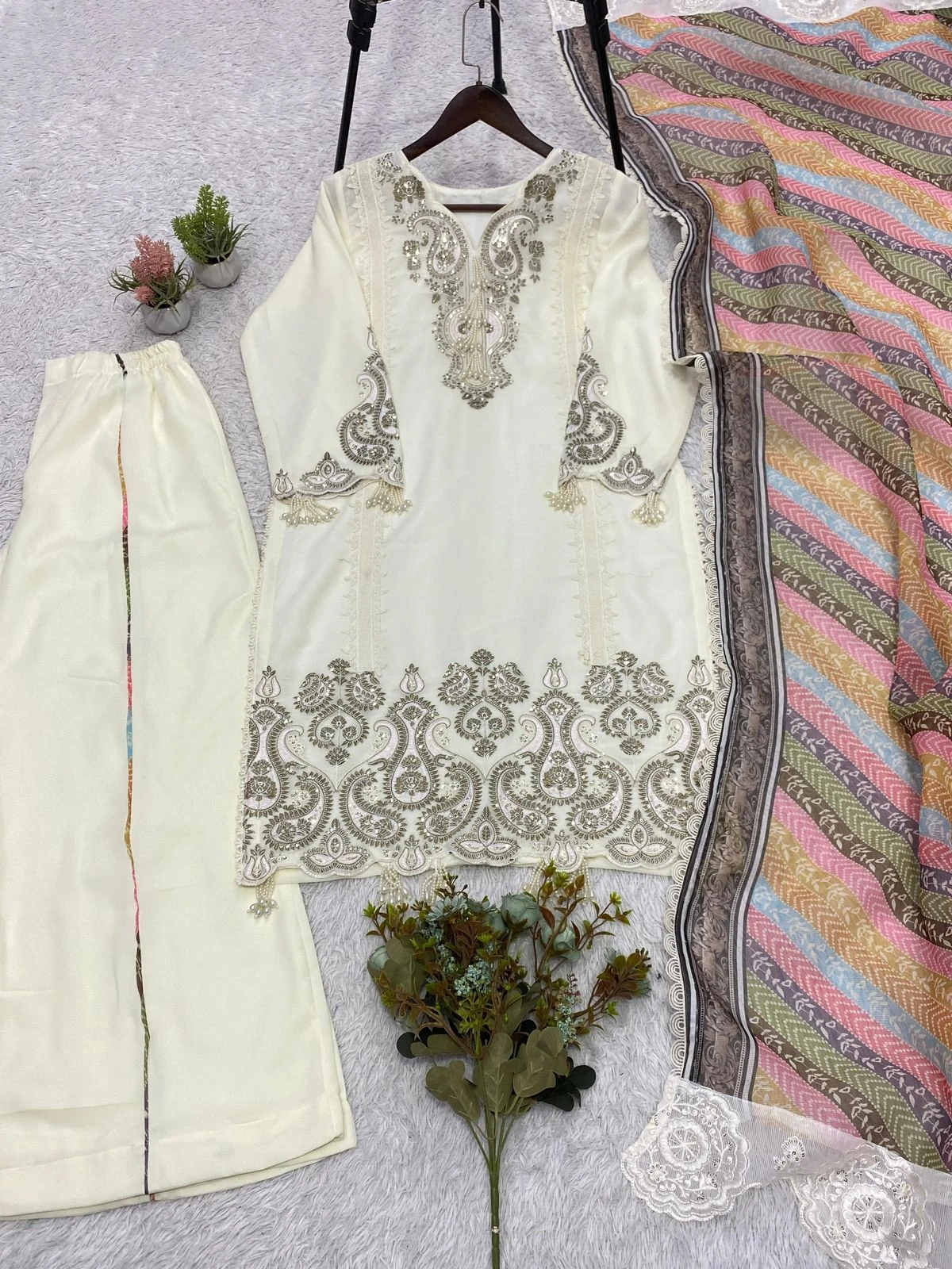 Vinayak Enterprise Wedding Season Embroidered Palazzo Suit Collection