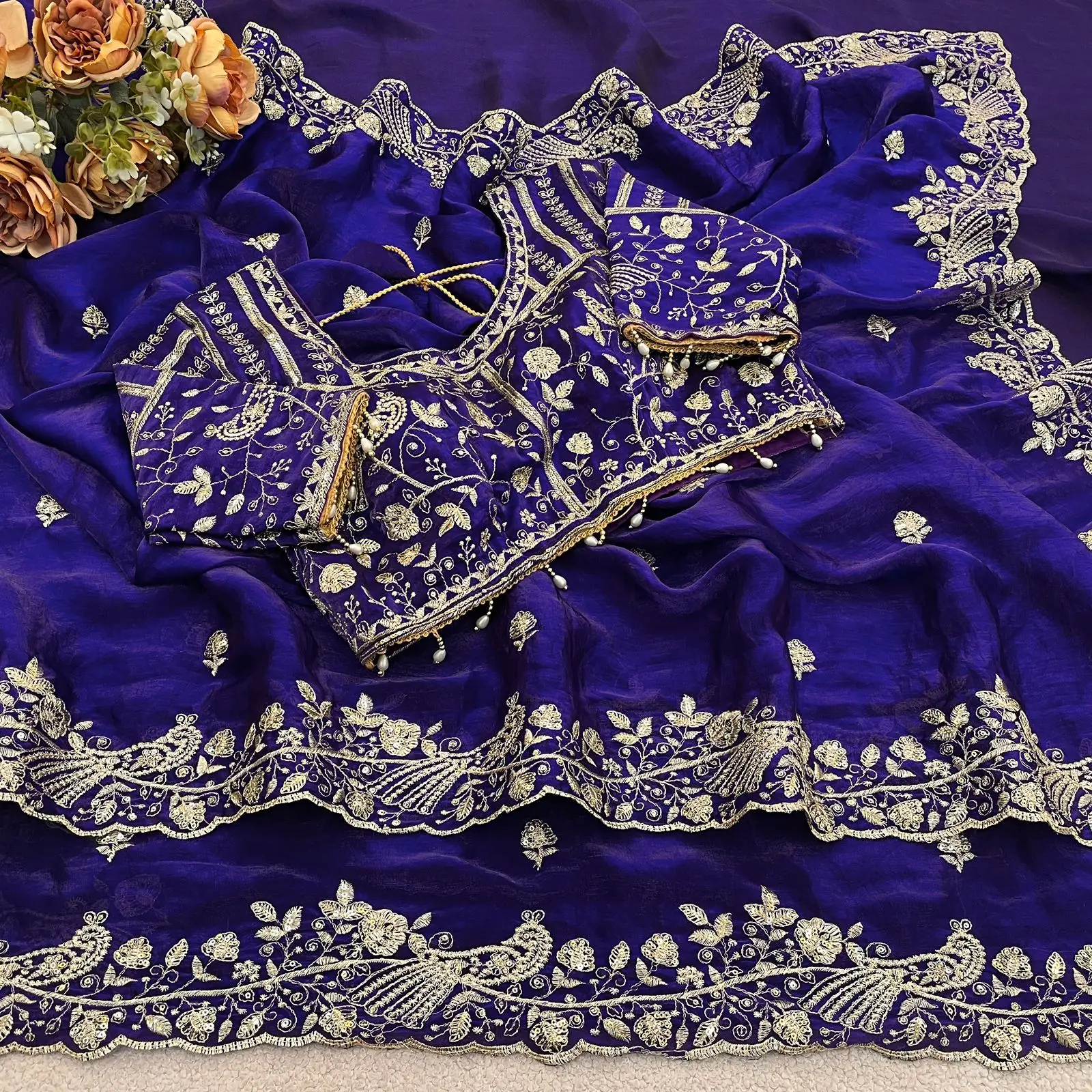 Vt 866 T Fandy Sattin Silk Sequence Saree Collection