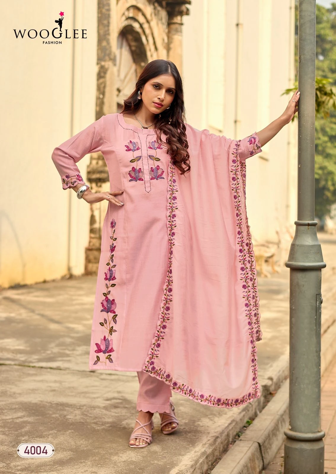 Wooglee Rudrika Viscose Weaving Suit Set
