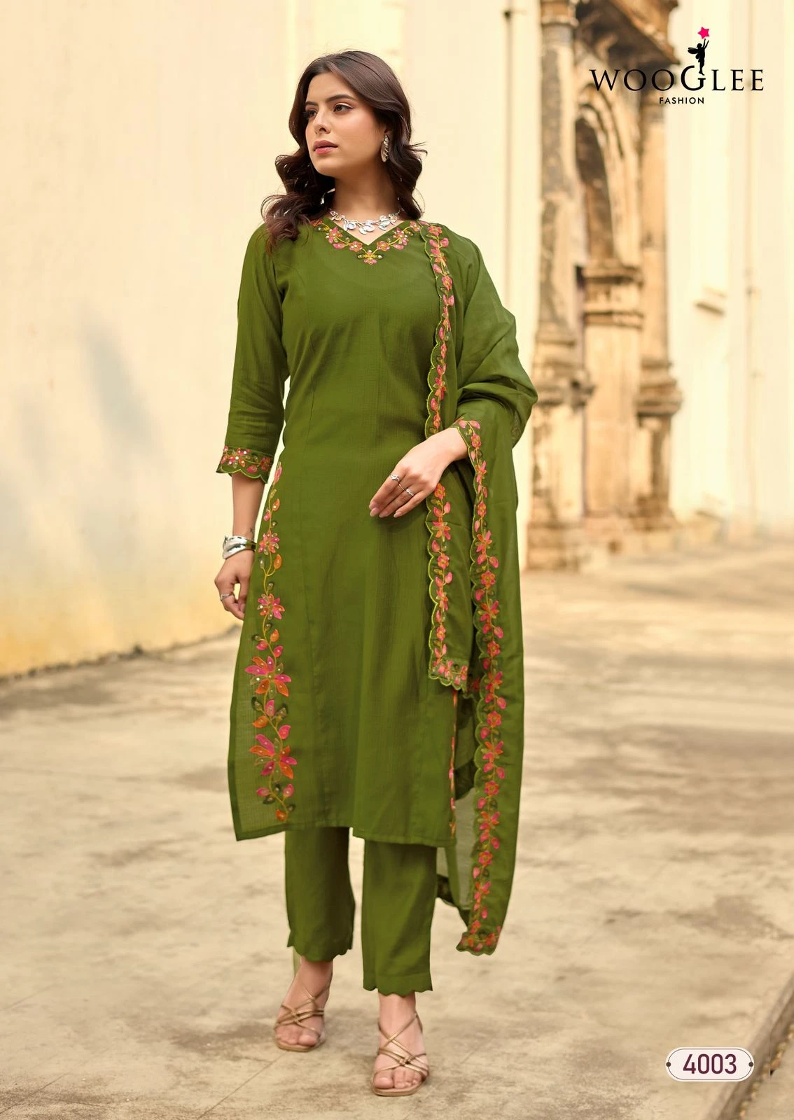 Wooglee Rudrika Viscose Weaving Suit Set