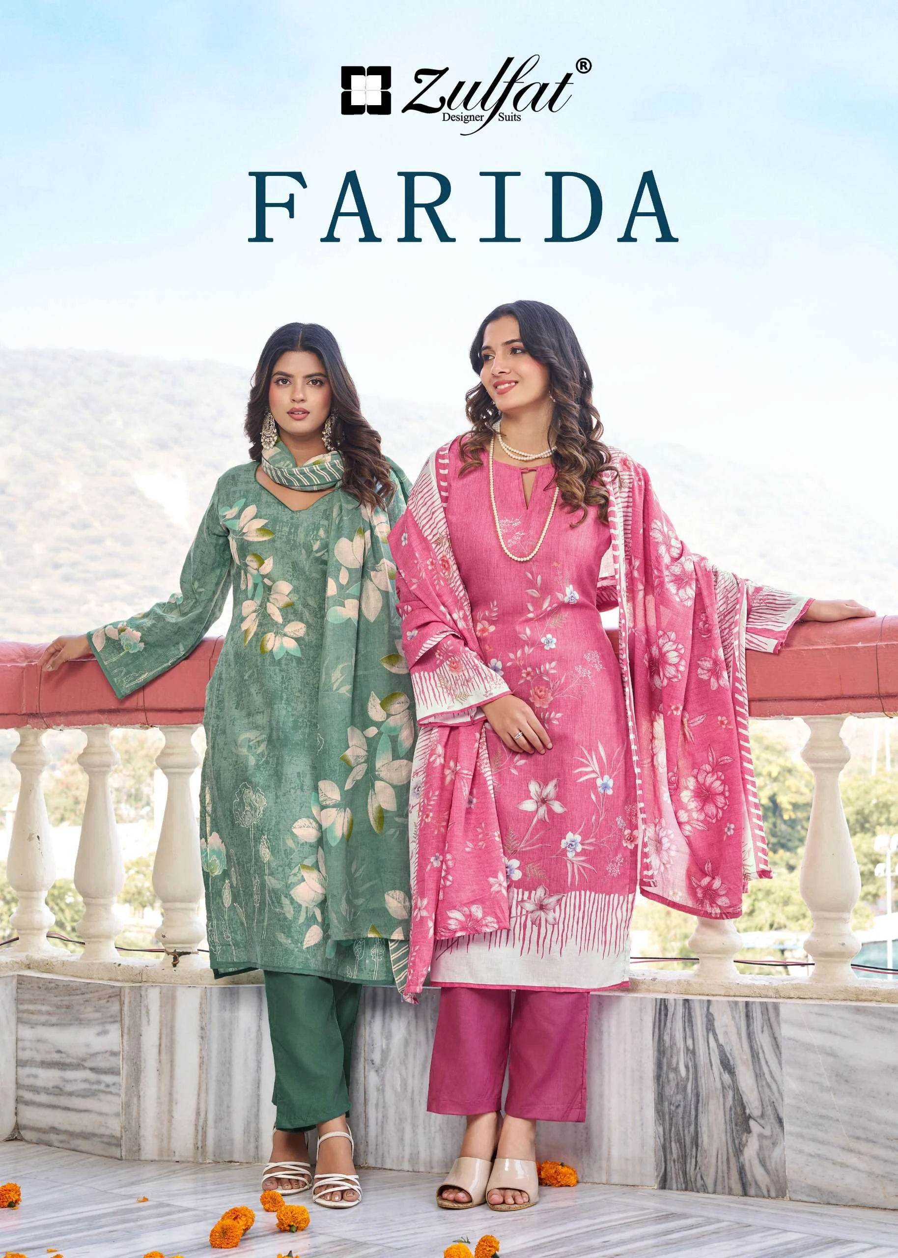 Zulfat Desginer Suit Farida