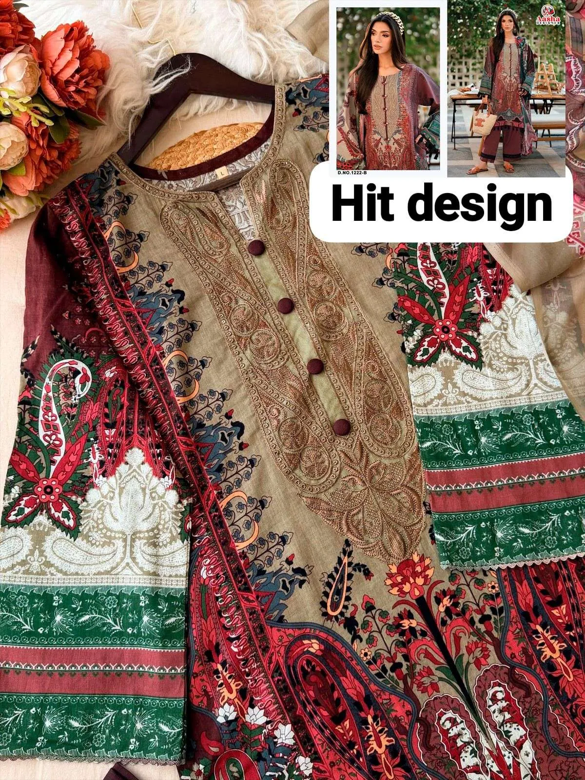 Aasha Designer D No 1222