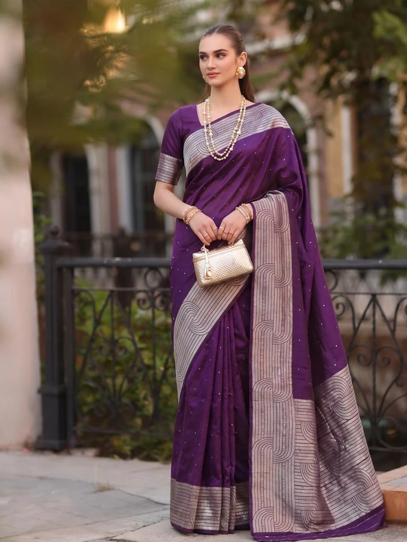 Ast Katha Soft Cotton Blend Festival Saree Collection