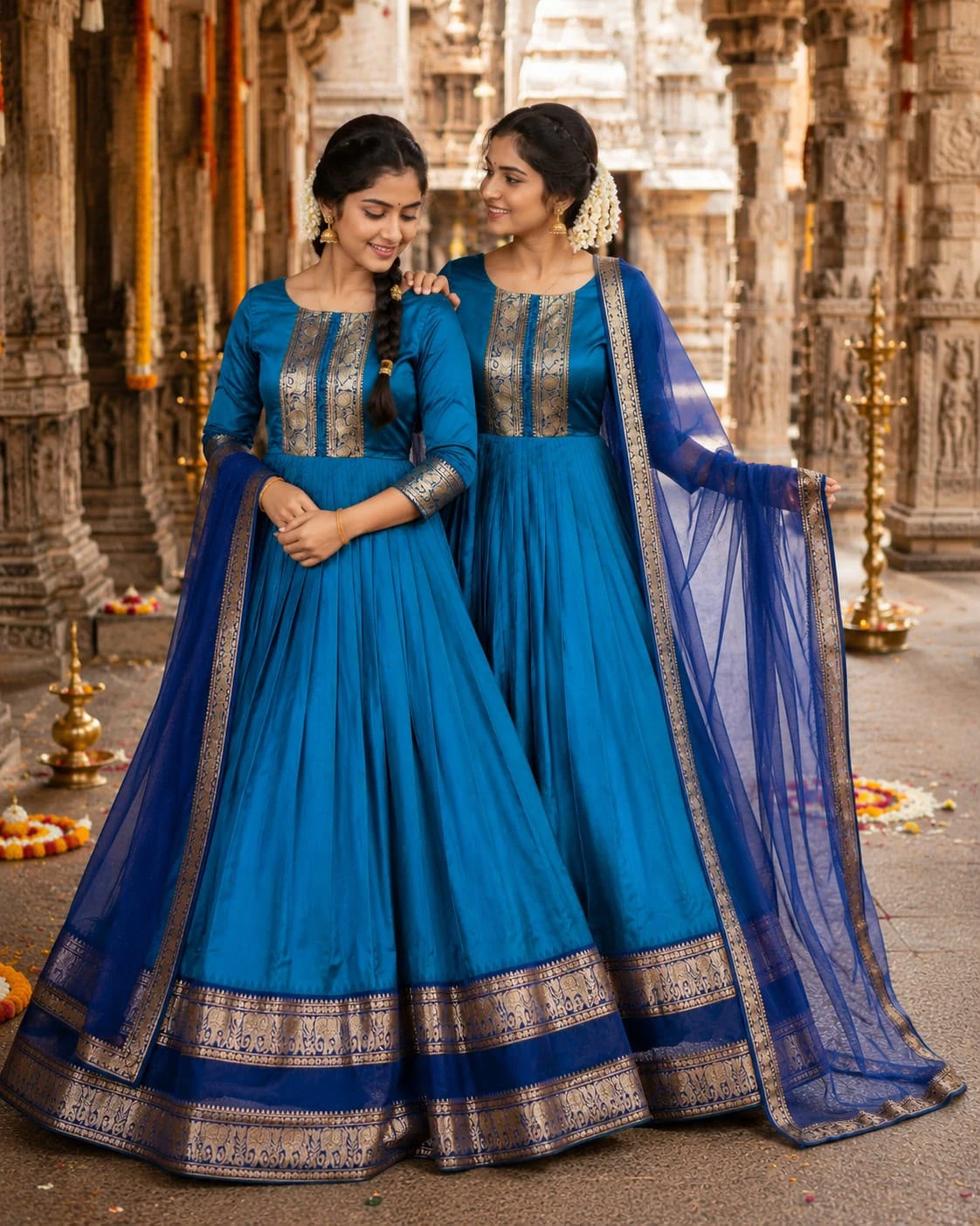 Azure Royale Anarkali Collection
