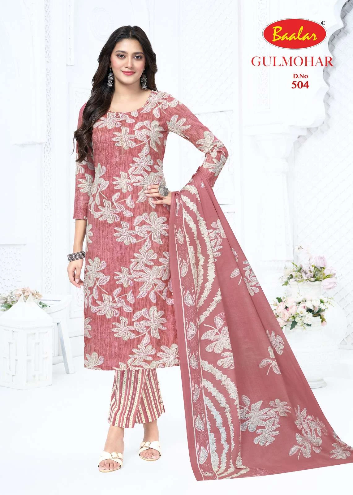 Baalar Gulmohar Vol 05 Lawn Cotton Dress Material