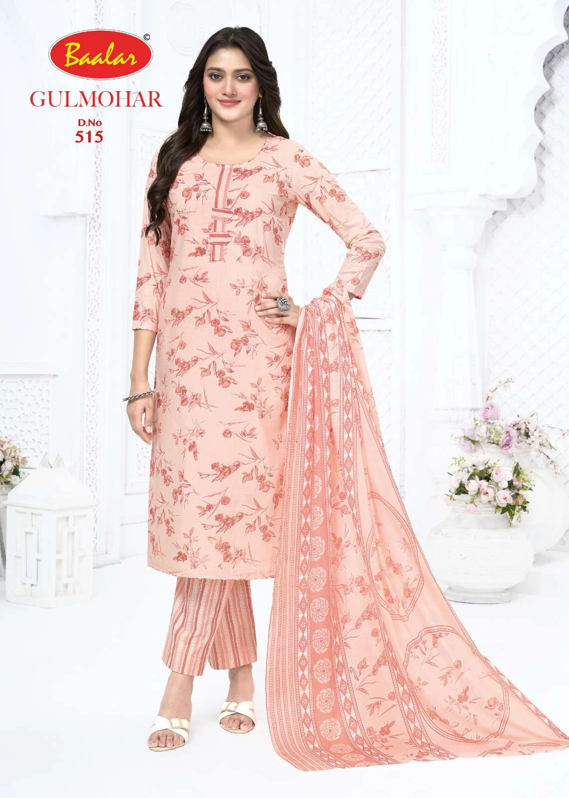 Baalar Gulmohar Vol 05 Lawn Cotton Dress Material