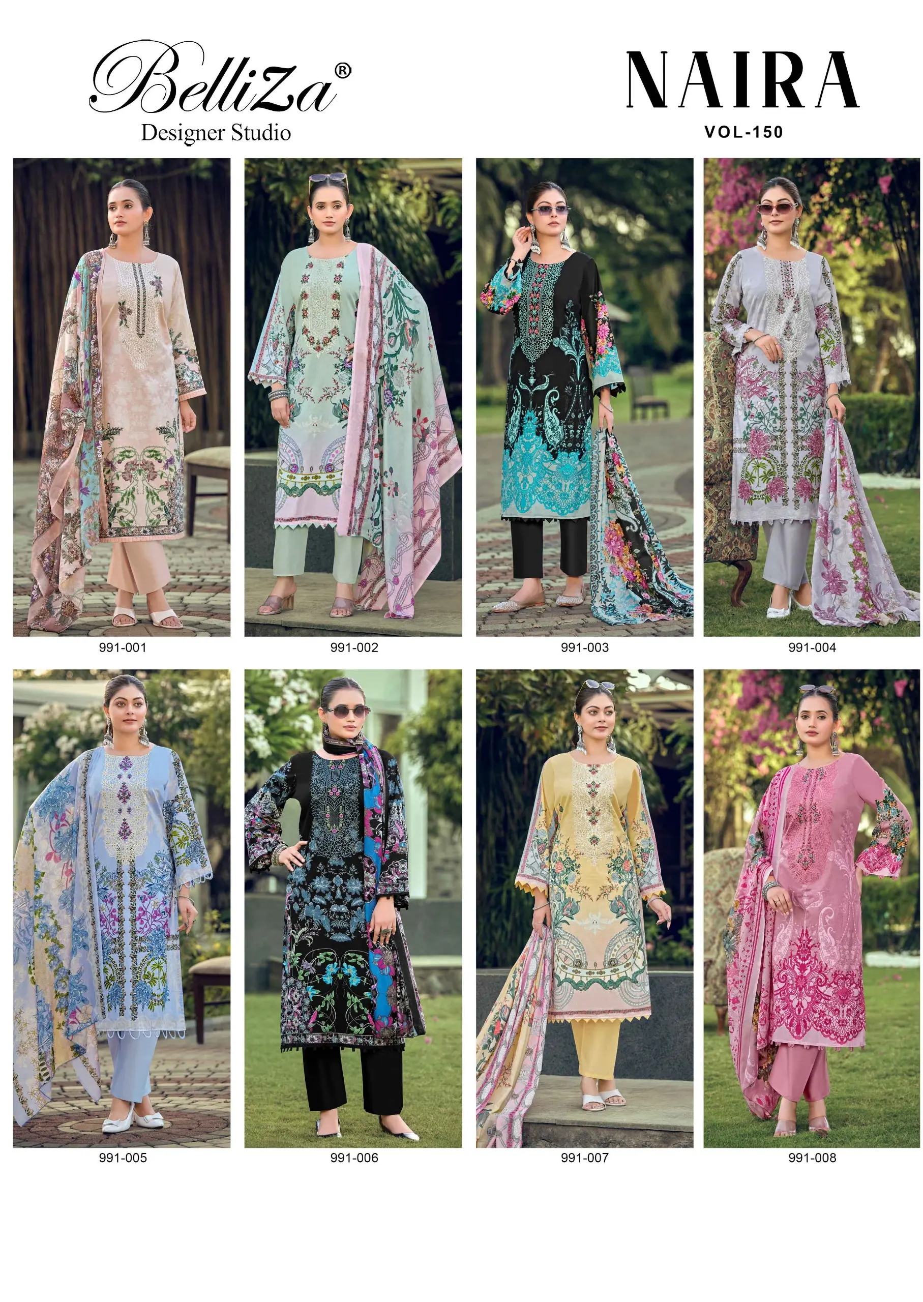 Belliza Designer Studio NAIRA Vol-150