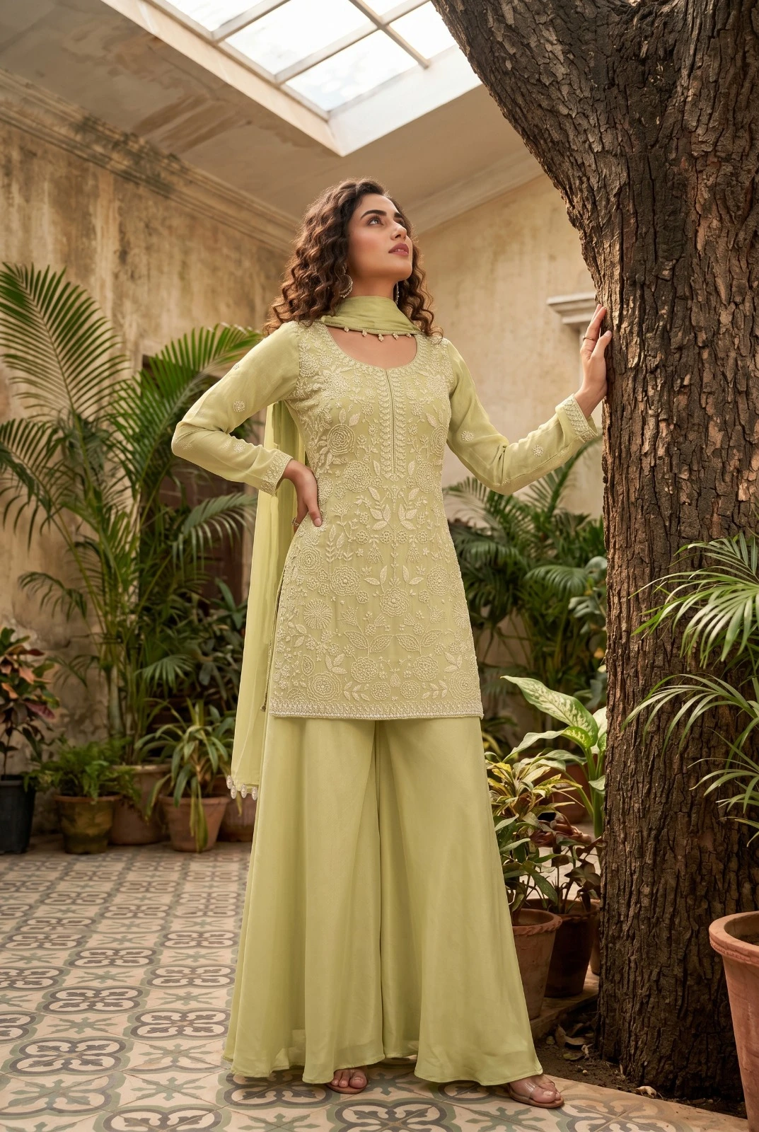 DAISY Premium Chinon Suit Set