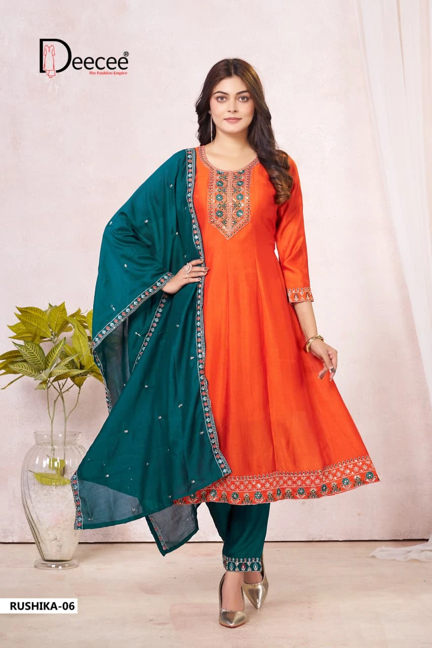 DEECEE Rushika Vichitra Silk Suit Set