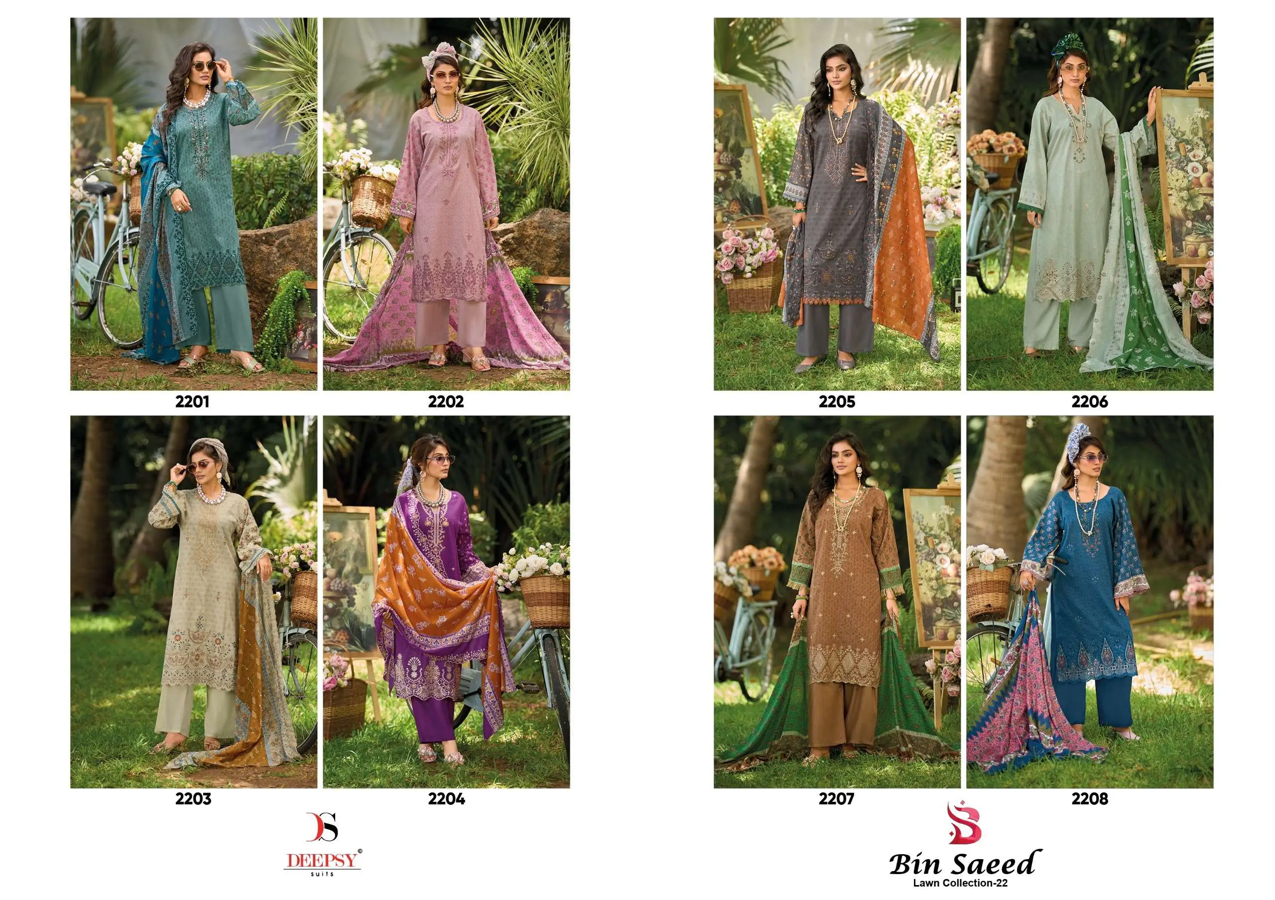 Deepsy Suits Bin Saeed Lawn Collection Vol 22