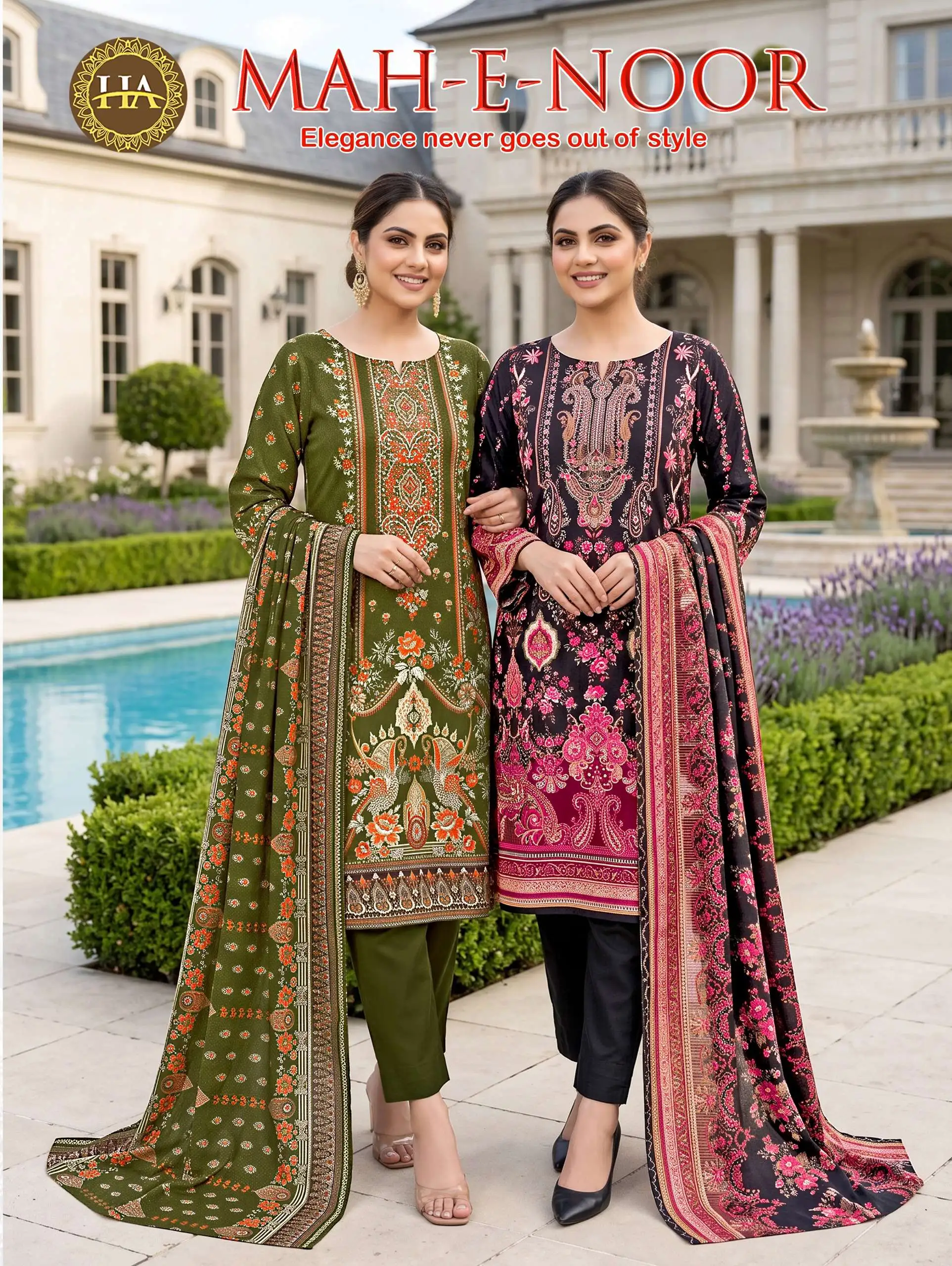Harshit Fashion Hub Mah E Noor