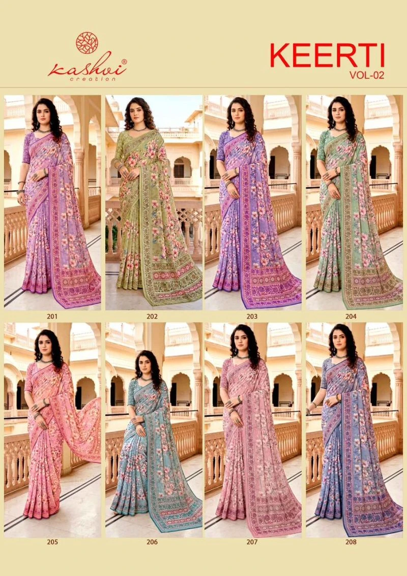 Kashvi Keerti Vol 2 Raga Digital Printed Saree Collection