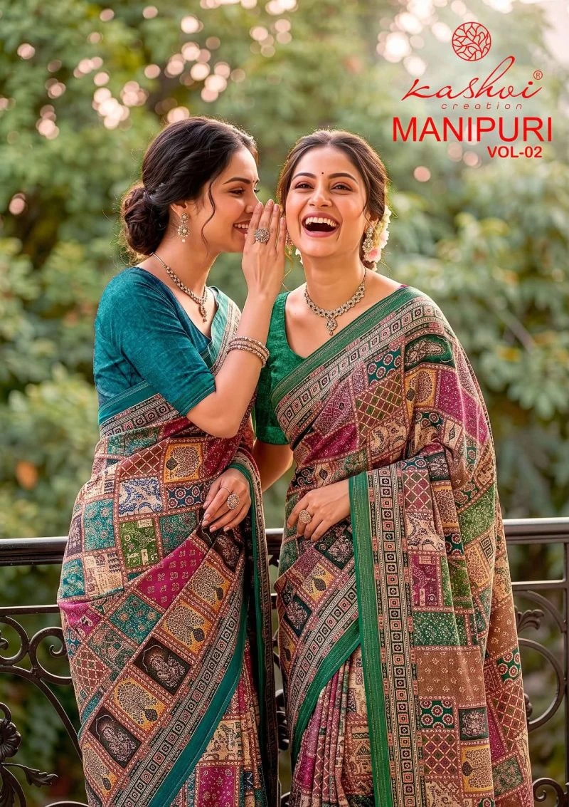 Kashvi Manipuri Vol 2 Manipuri Digital Printed Saree Collection