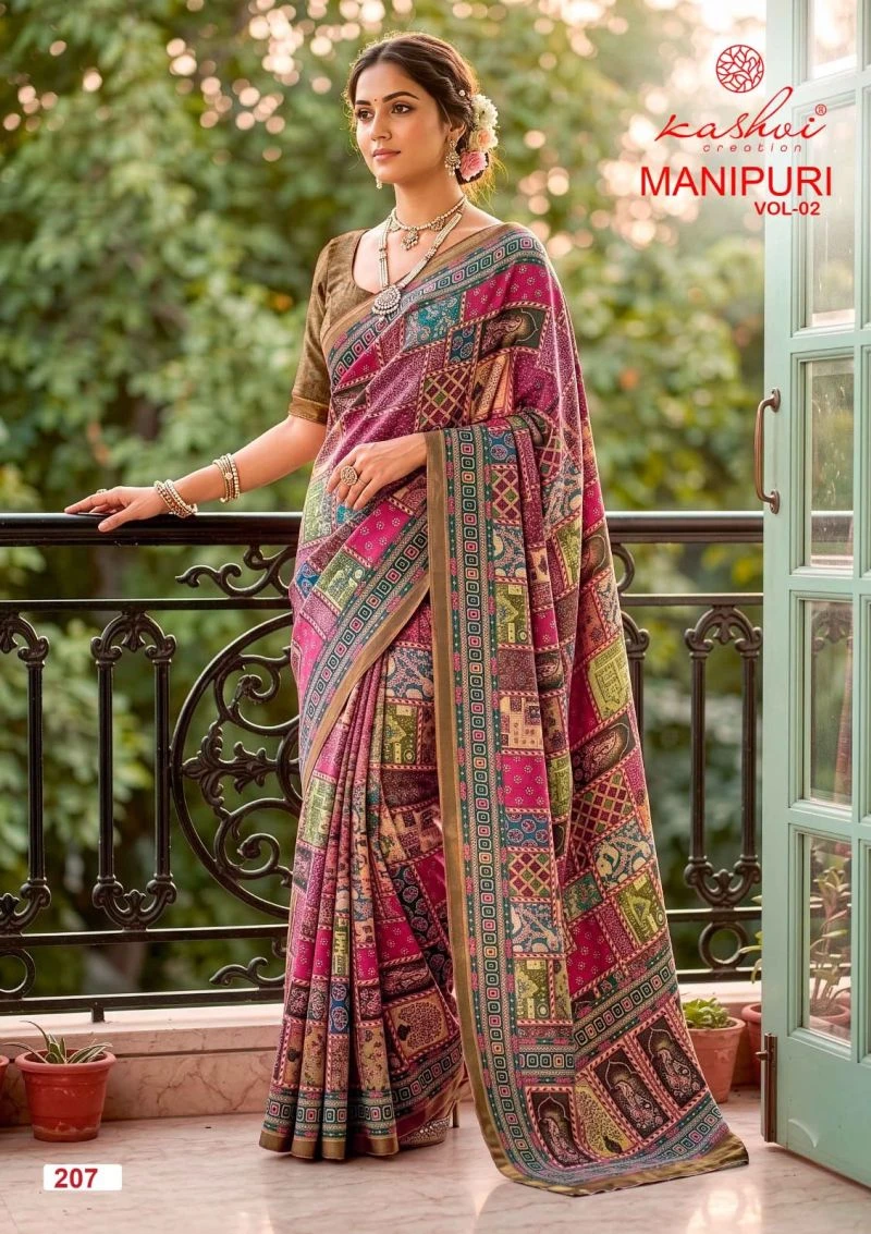 Kashvi Manipuri Vol 2 Manipuri Digital Printed Saree Collection