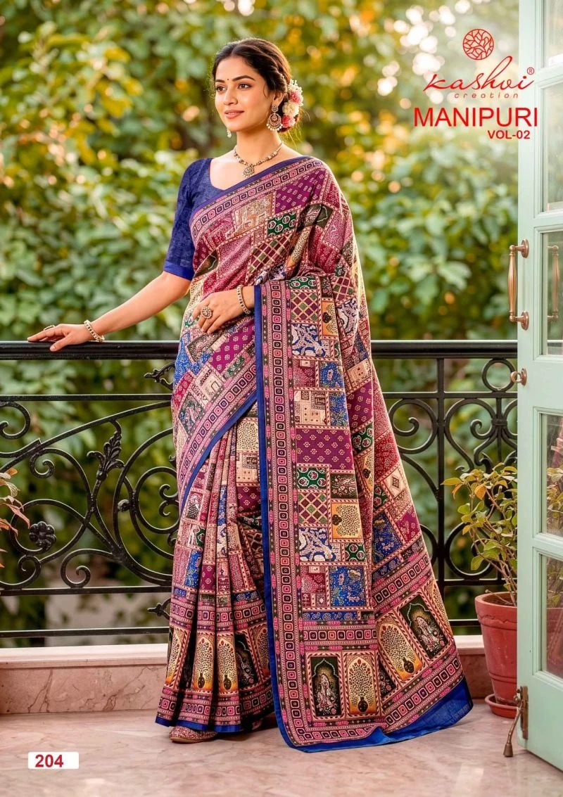 Kashvi Manipuri Vol 2 Manipuri Digital Printed Saree Collection