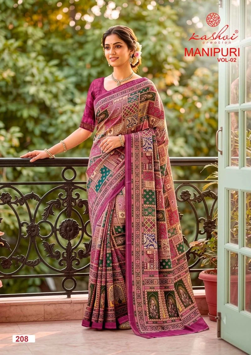 Kashvi Manipuri Vol 2 Manipuri Digital Printed Saree Collection
