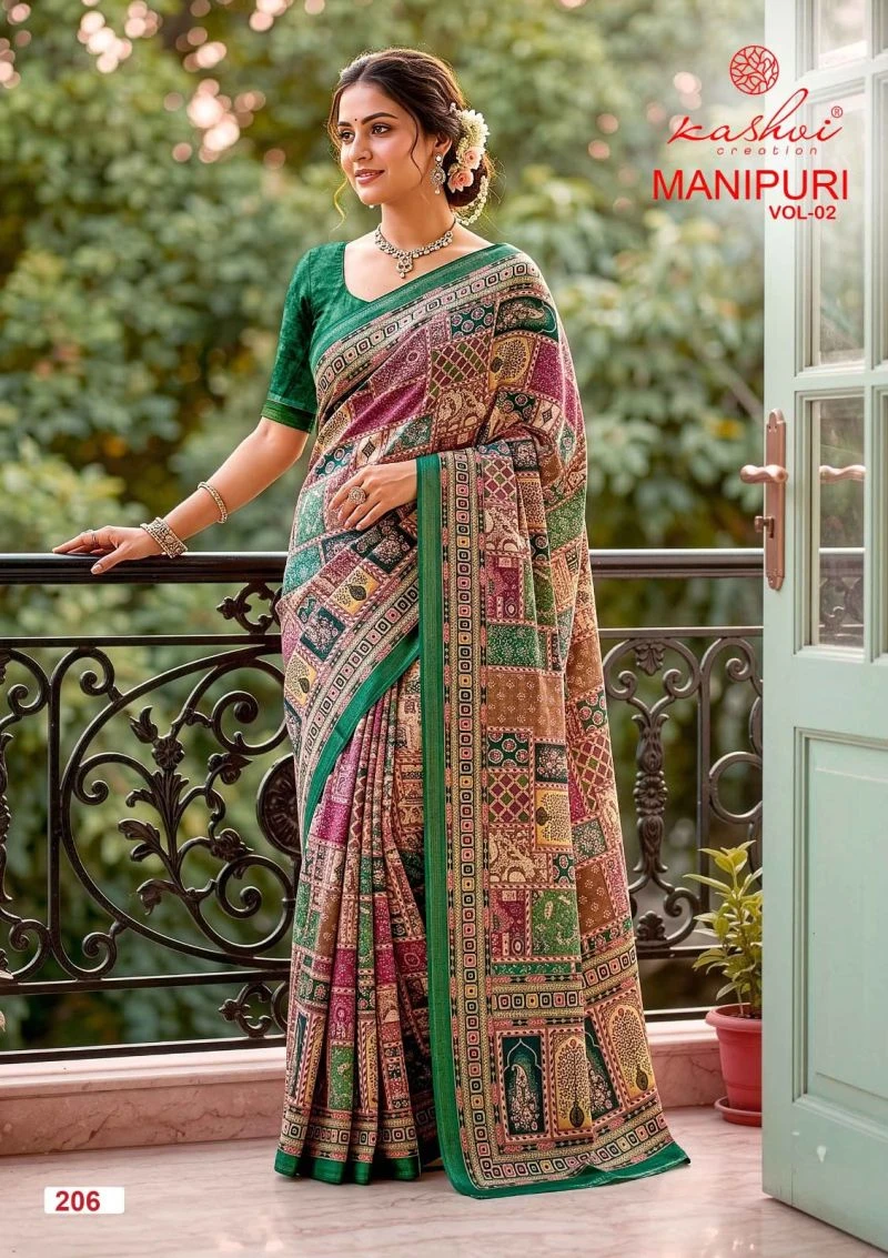 Kashvi Manipuri Vol 2 Manipuri Digital Printed Saree Collection