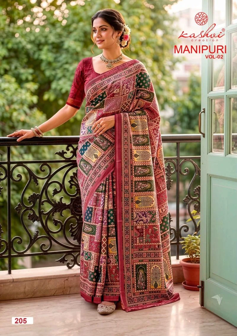 Kashvi Manipuri Vol 2 Manipuri Digital Printed Saree Collection