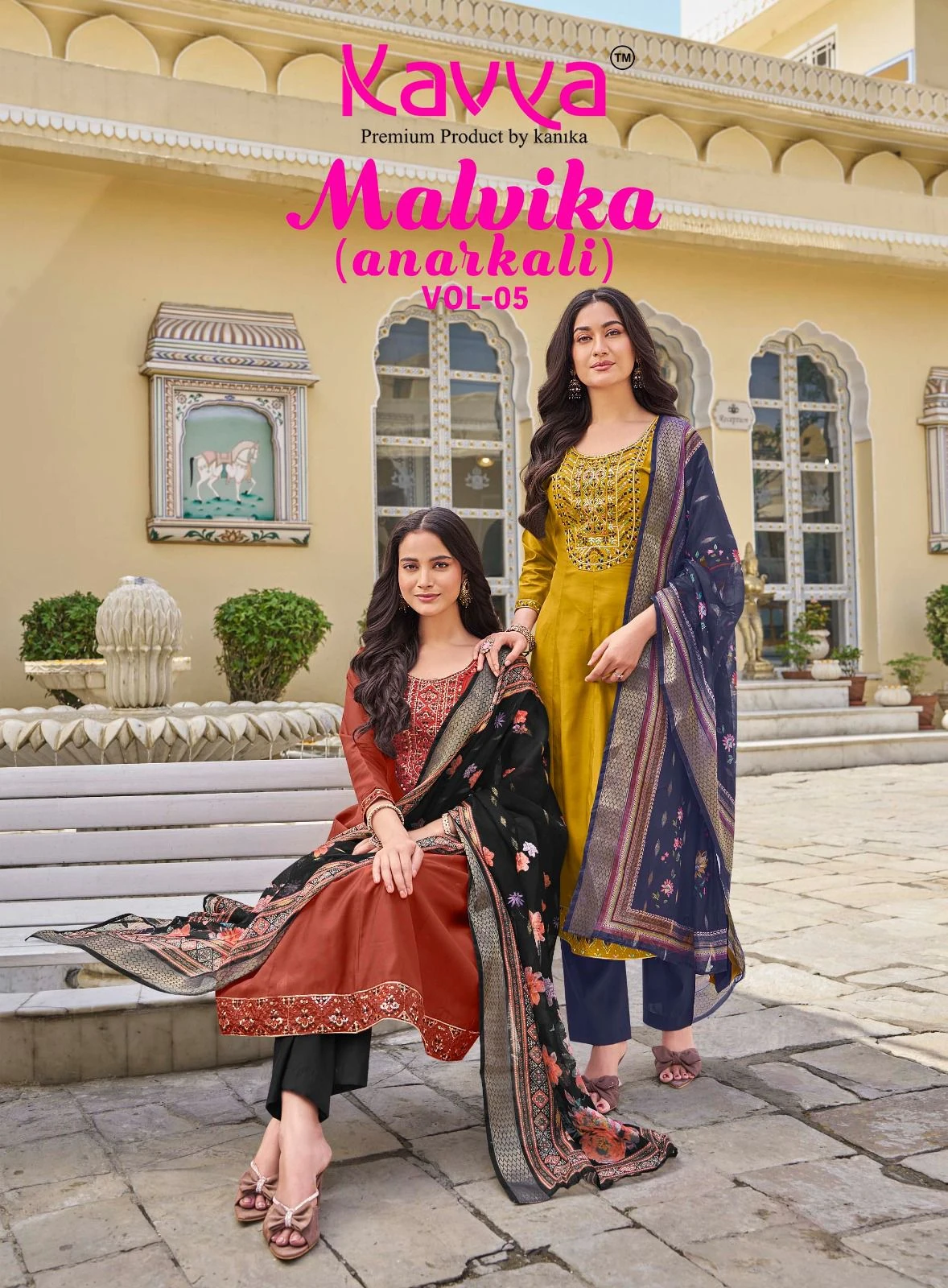 KAVYA MALVIKA Vol 5 Anarkali Suit Set